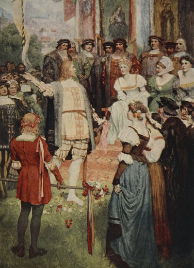 Walter commença son chant, de 